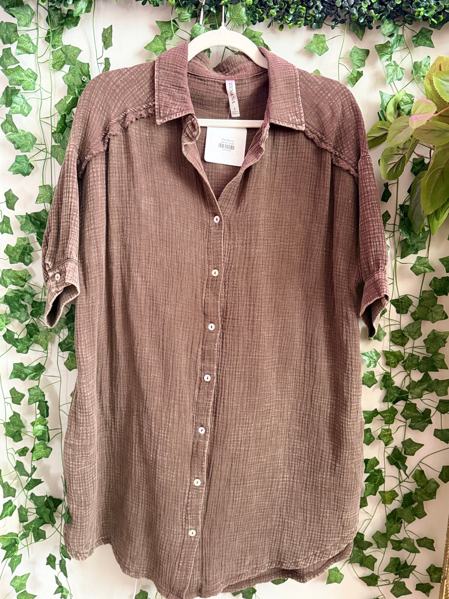Movie Nights Tee Brown