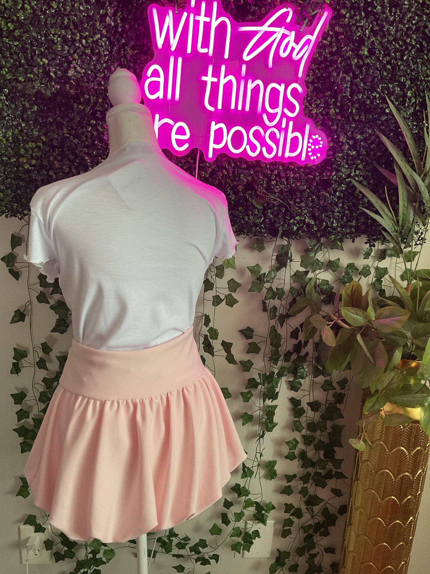 Golly Dolly Skort Pink