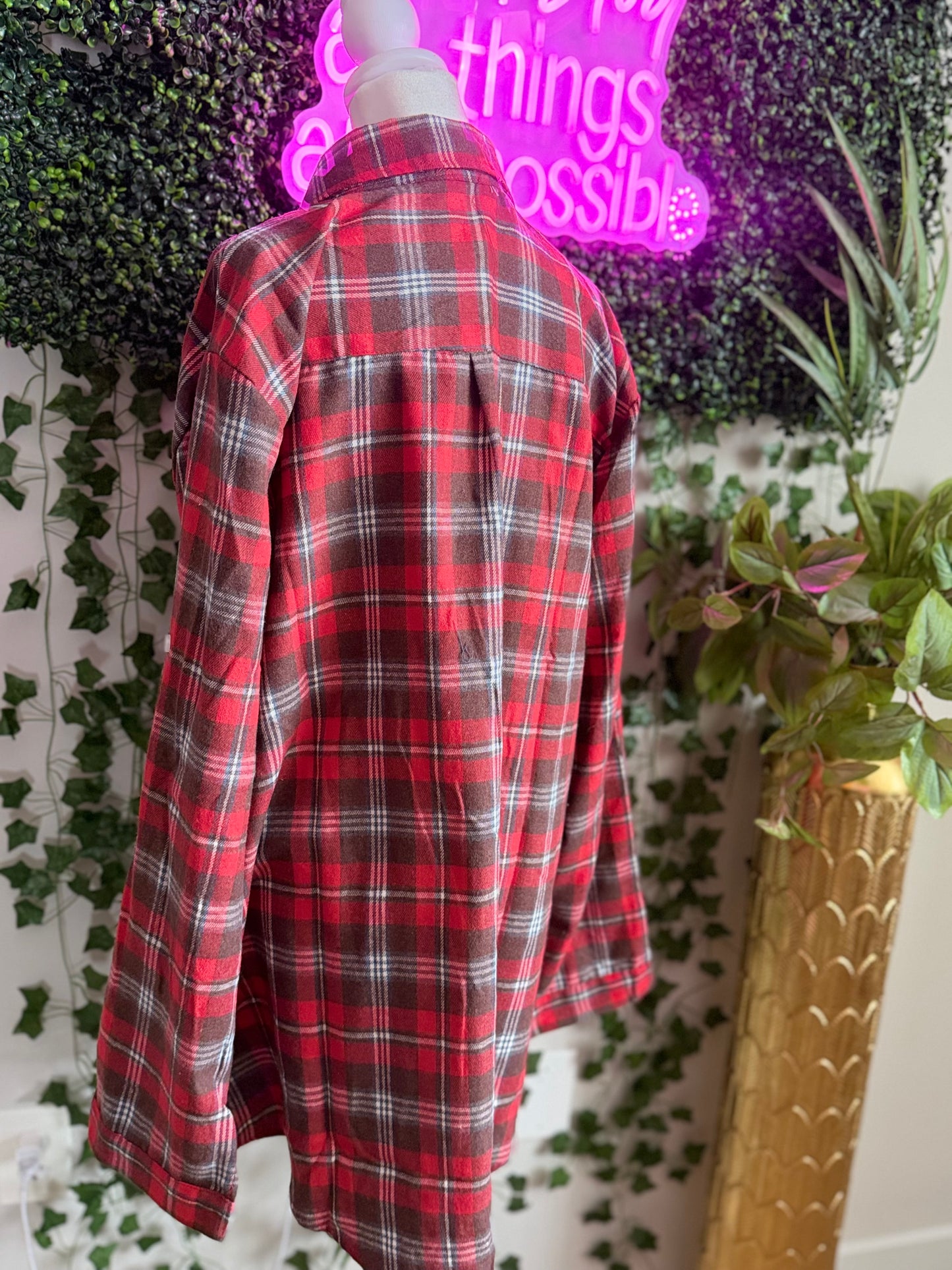 Cranberry Cider Flannel Shirt