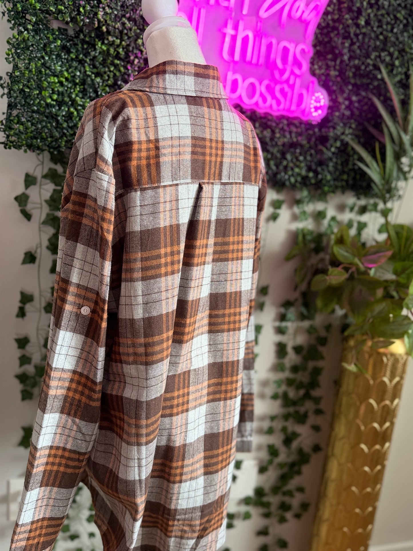 Autumn Trails Plaid Shirt