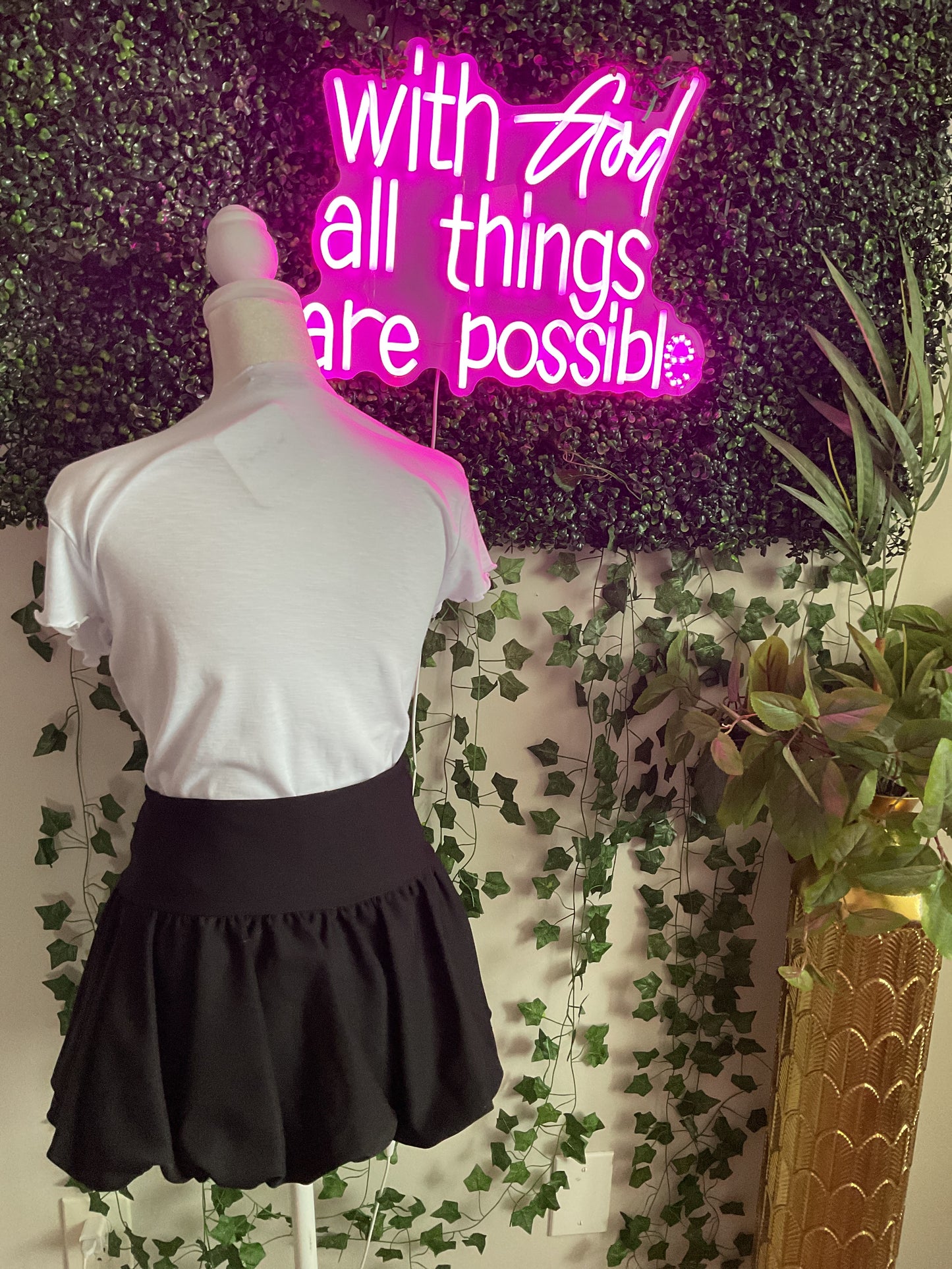 Golly Dolly Skort Black