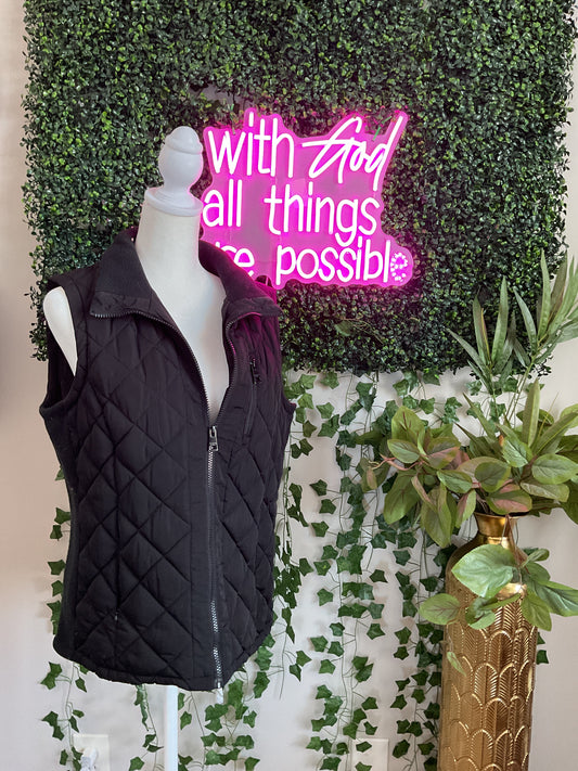 Andrew Marc Black Vest GW