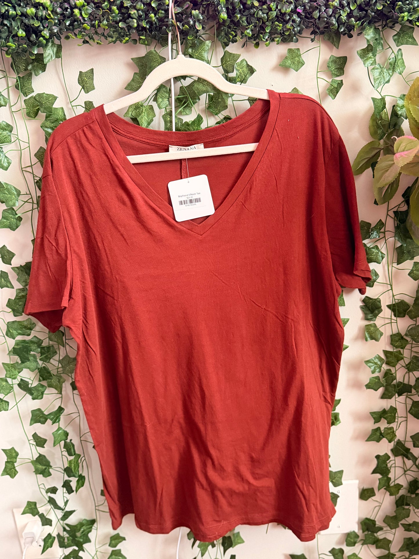 Boyfriend VNeck Tee