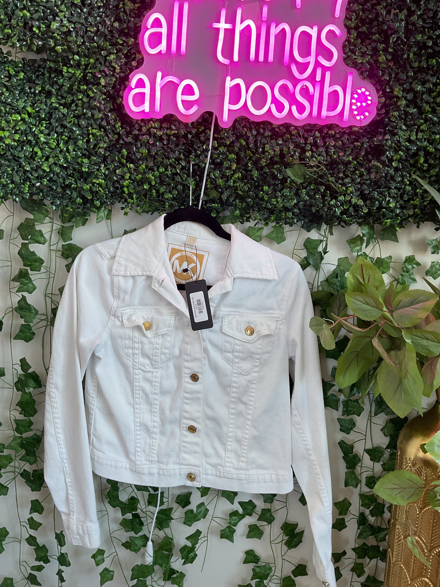 MK White Jean Jacket GW