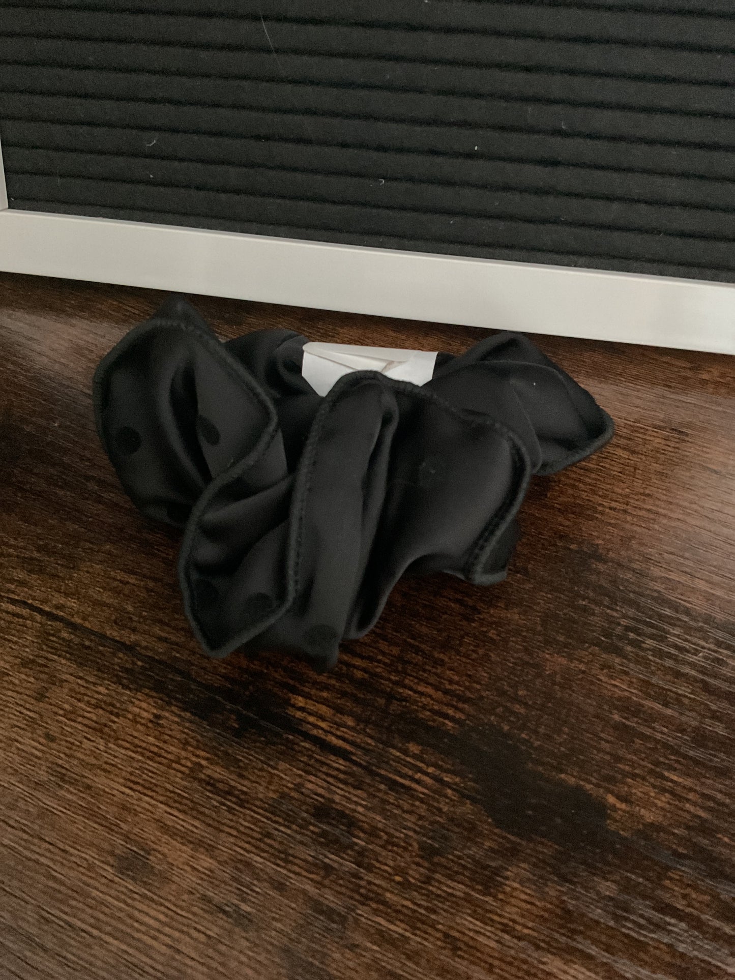 Polkadot Satin Scrunchies