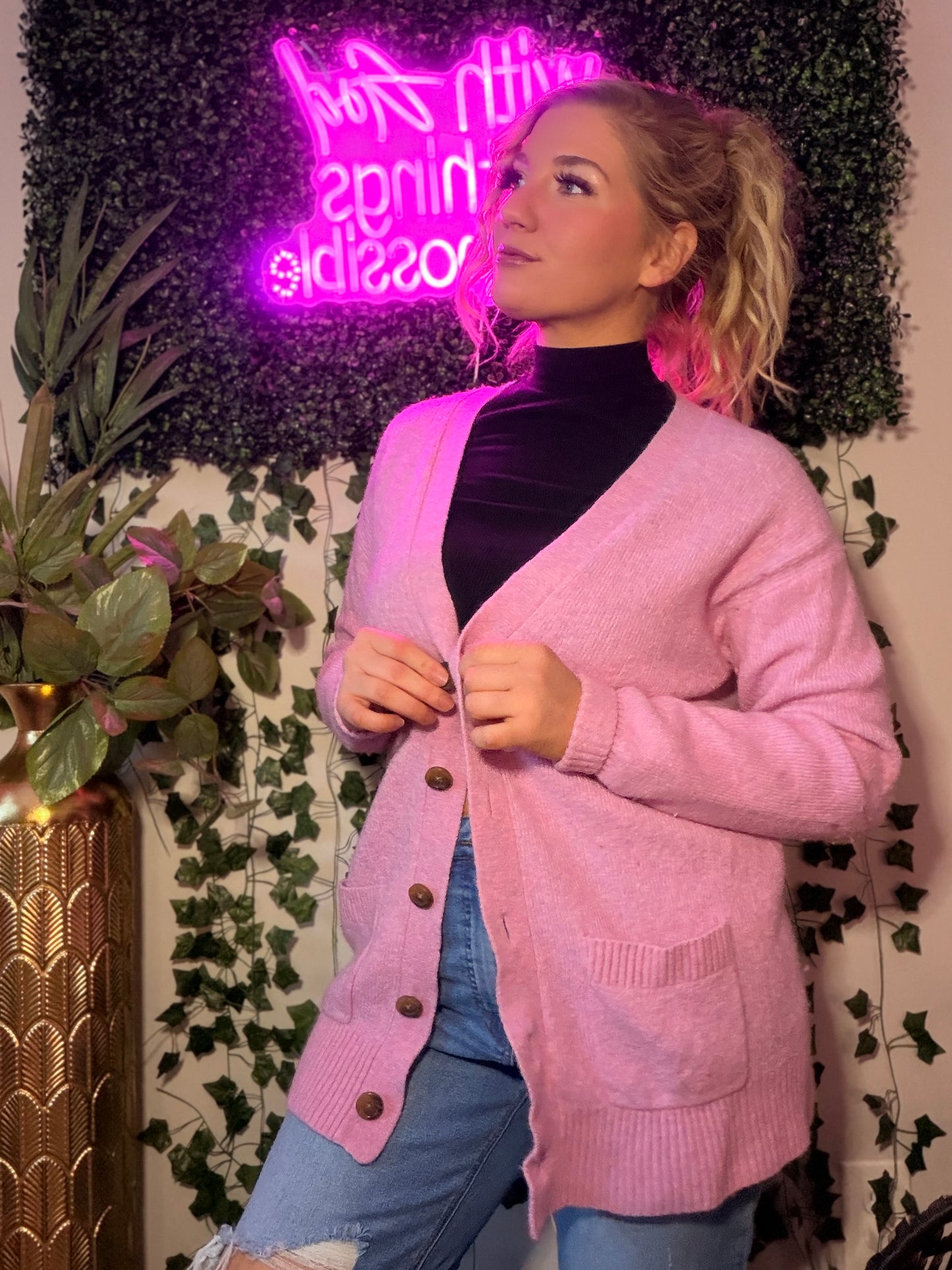 Pinky Cardigan GW