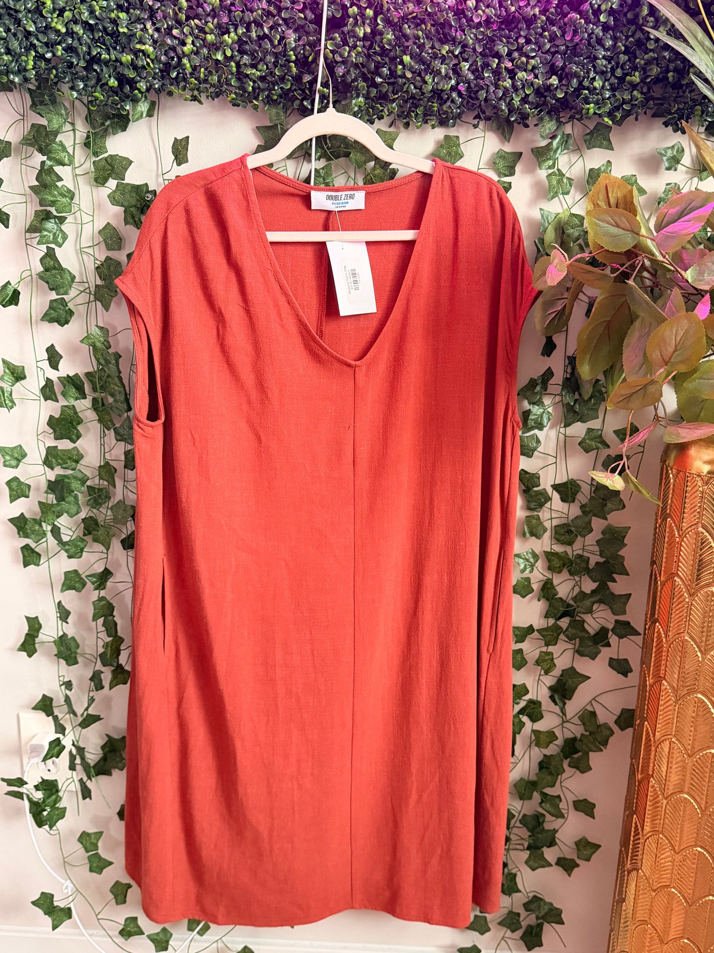 Skipping Out In Clay Dress