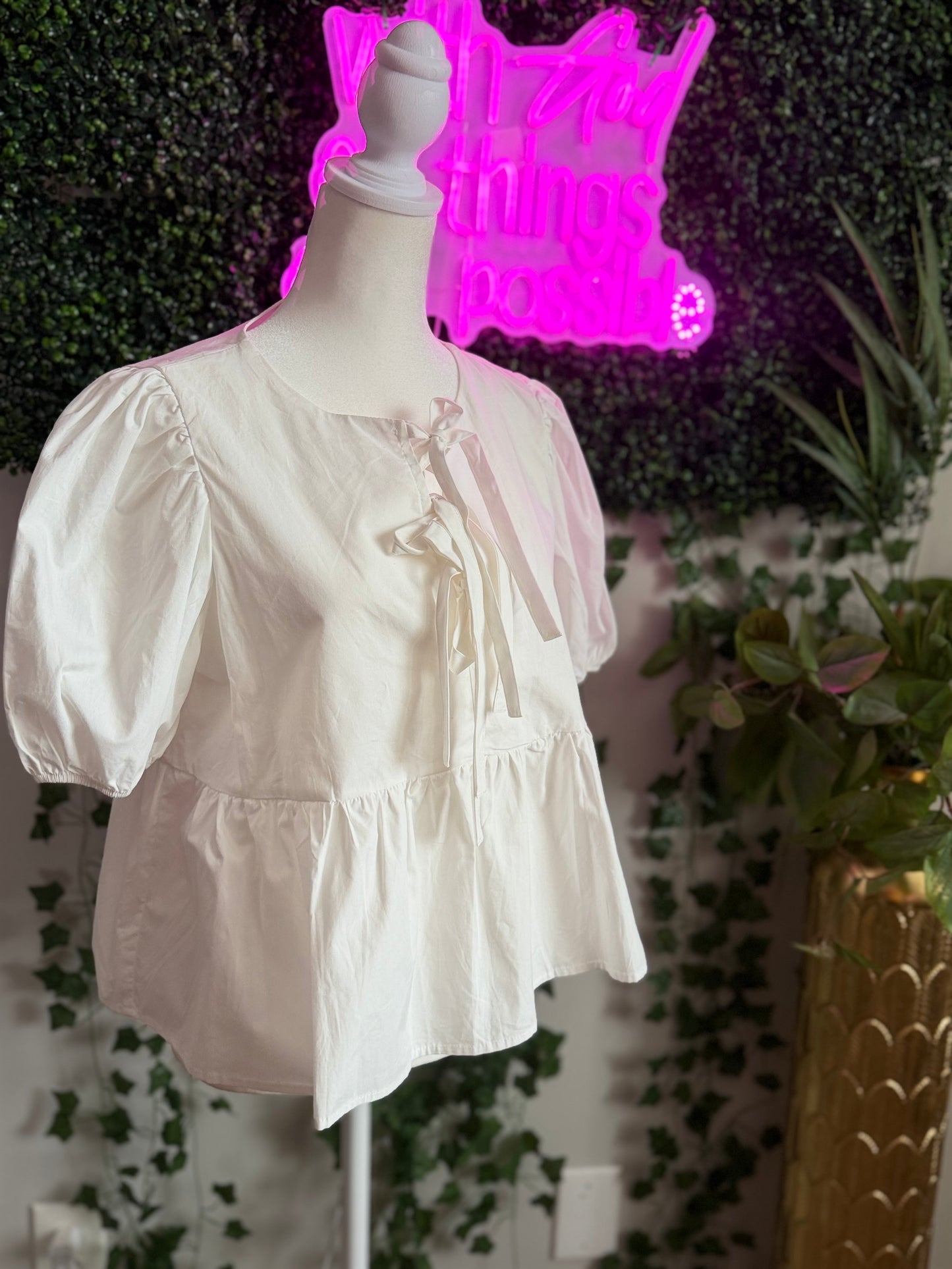 Sydney Tie Top