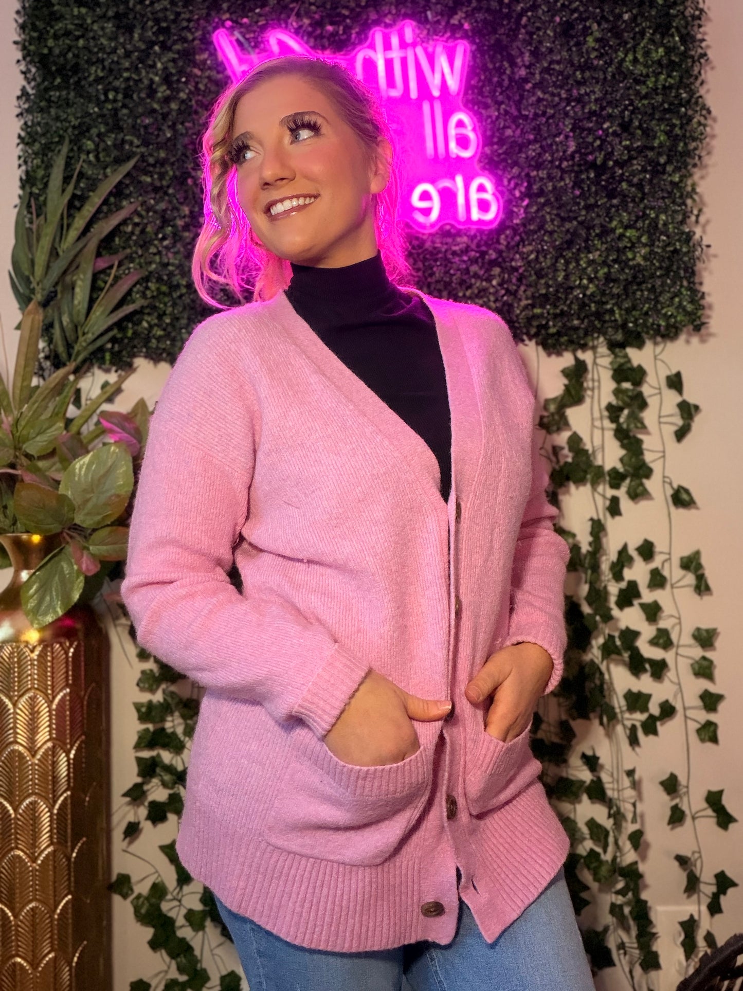 Pinky Cardigan GW