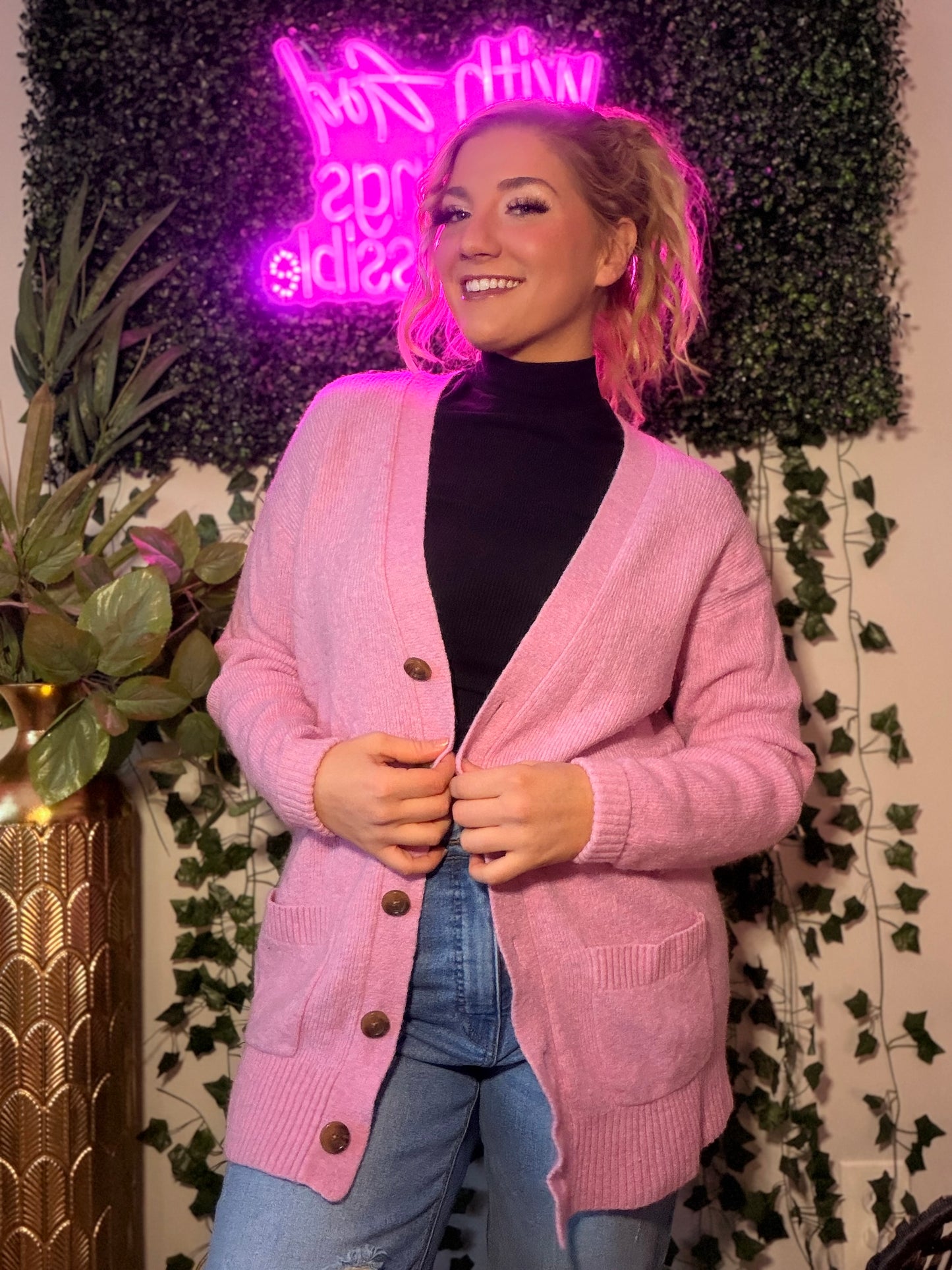 Pinky Cardigan GW