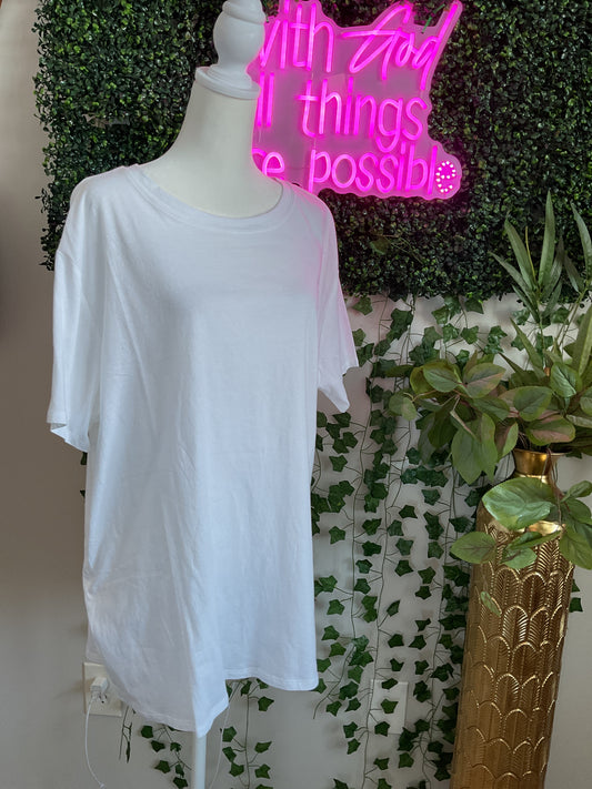 Boyfriend Tee White