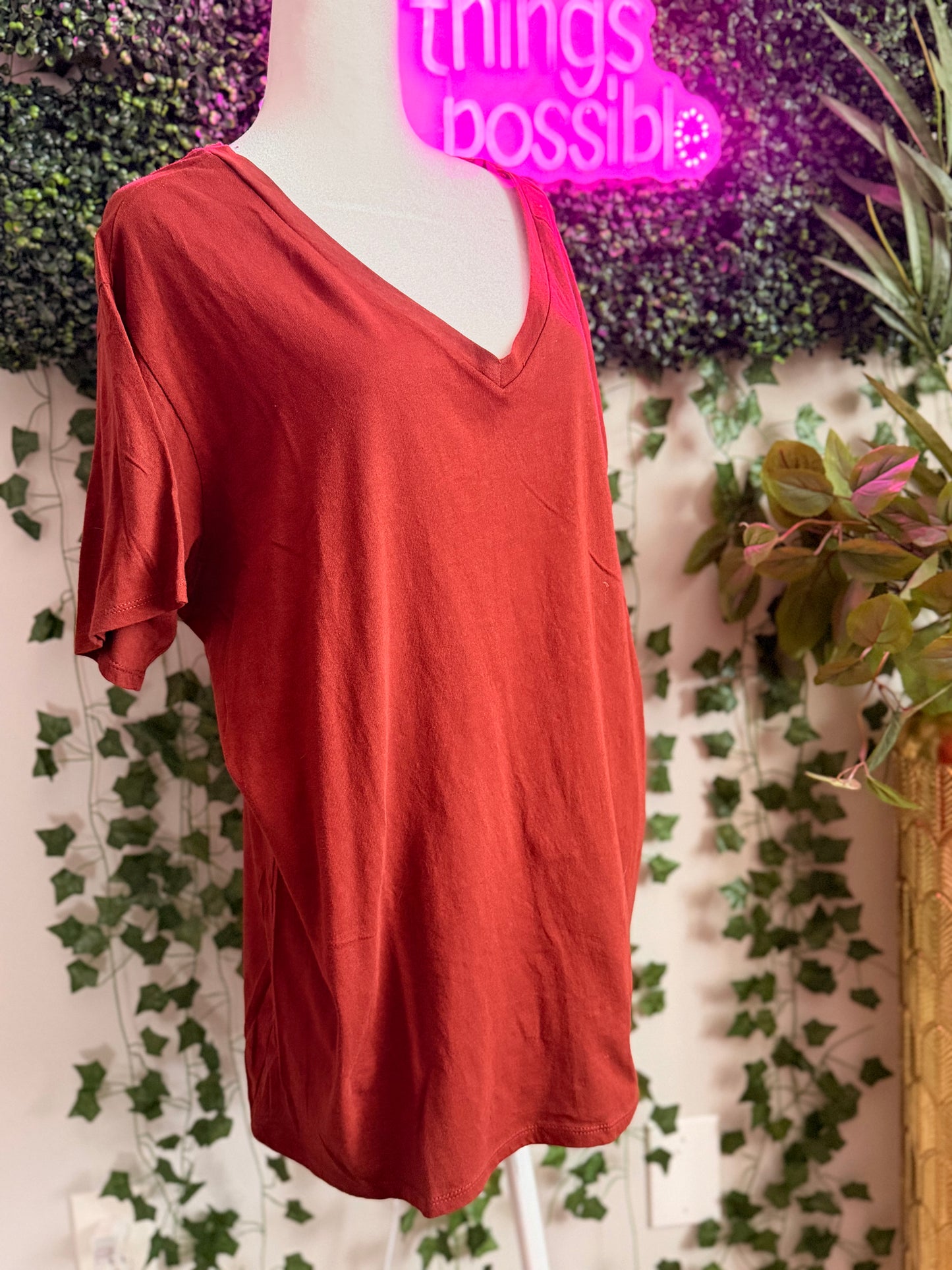 Boyfriend VNeck Tee