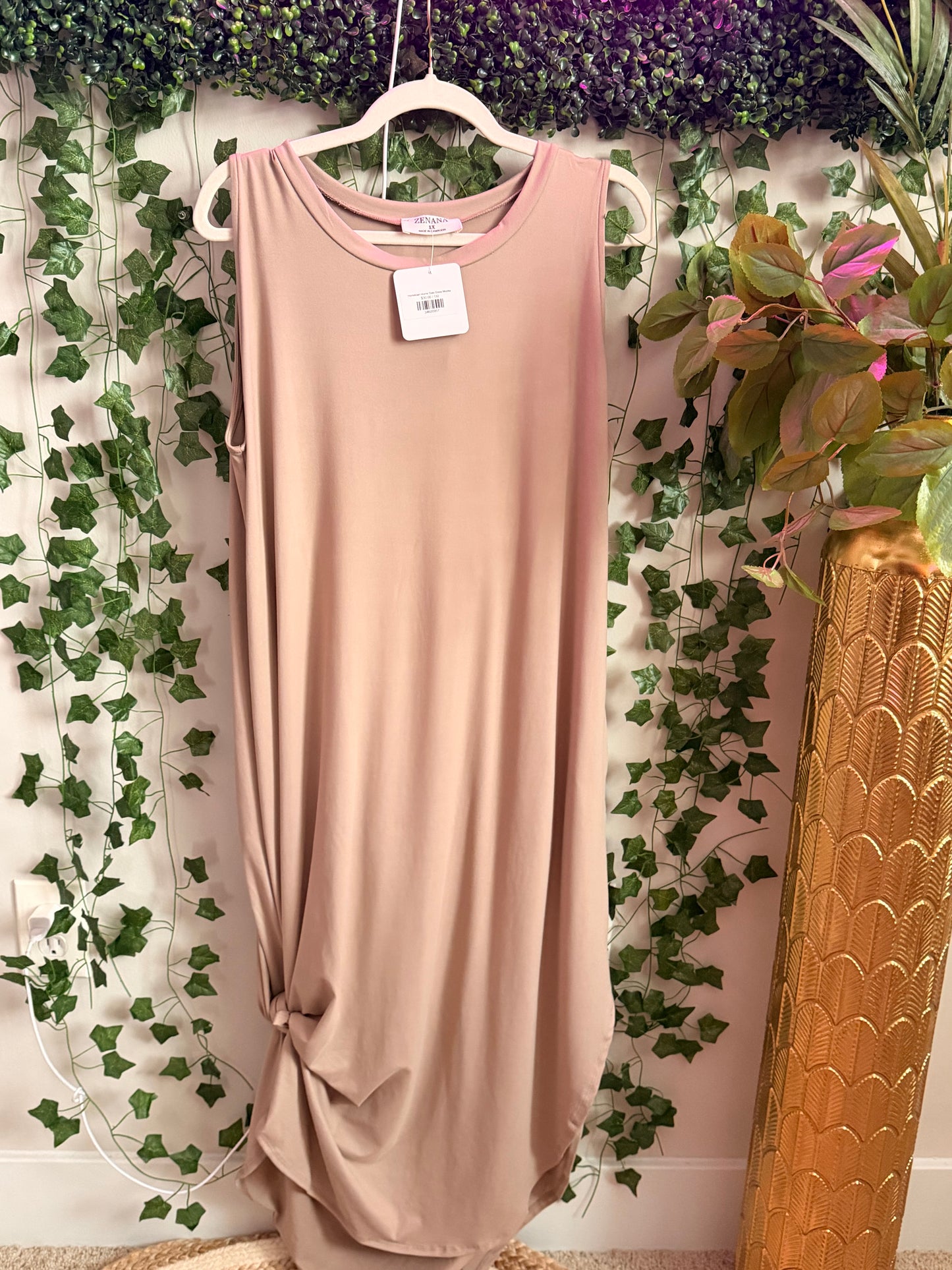 Hometown Home Date Dress Mocha