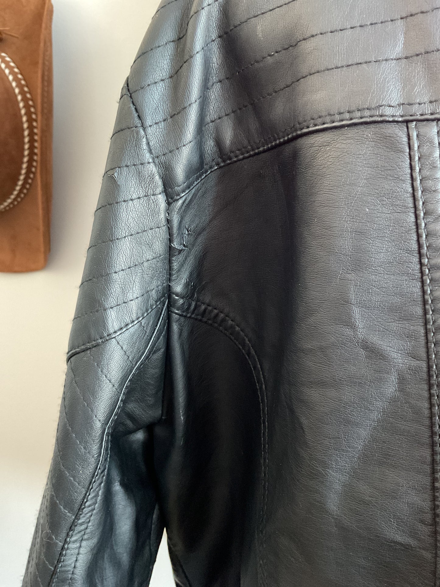 Roxy Faux Leather Jacket XL GW
