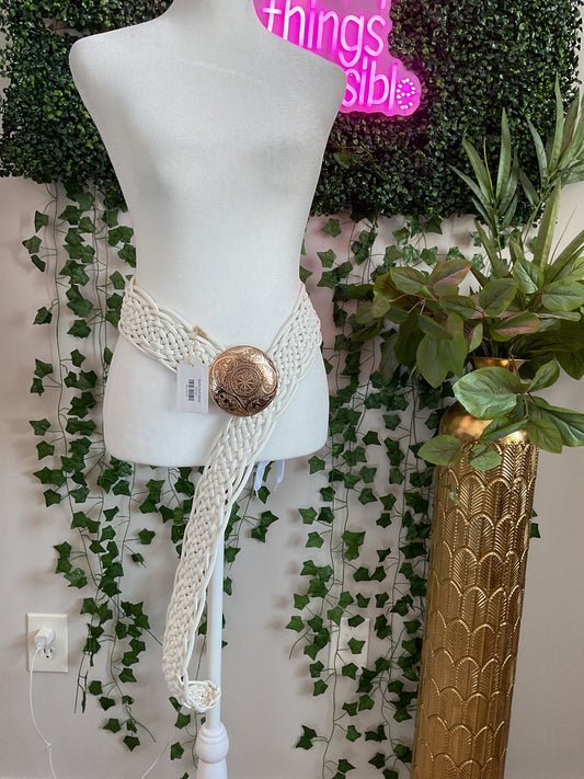 BoHo Belt White