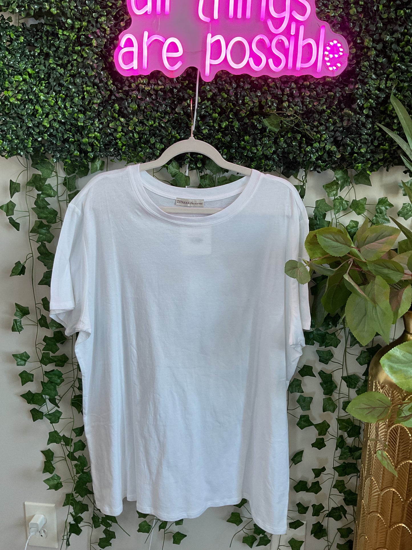 Boyfriend Tee White