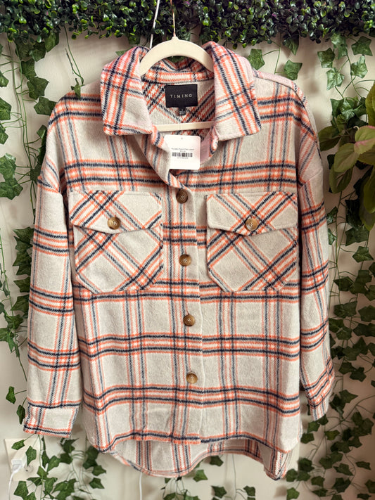 Pumpkin Patch Plaid Jacket