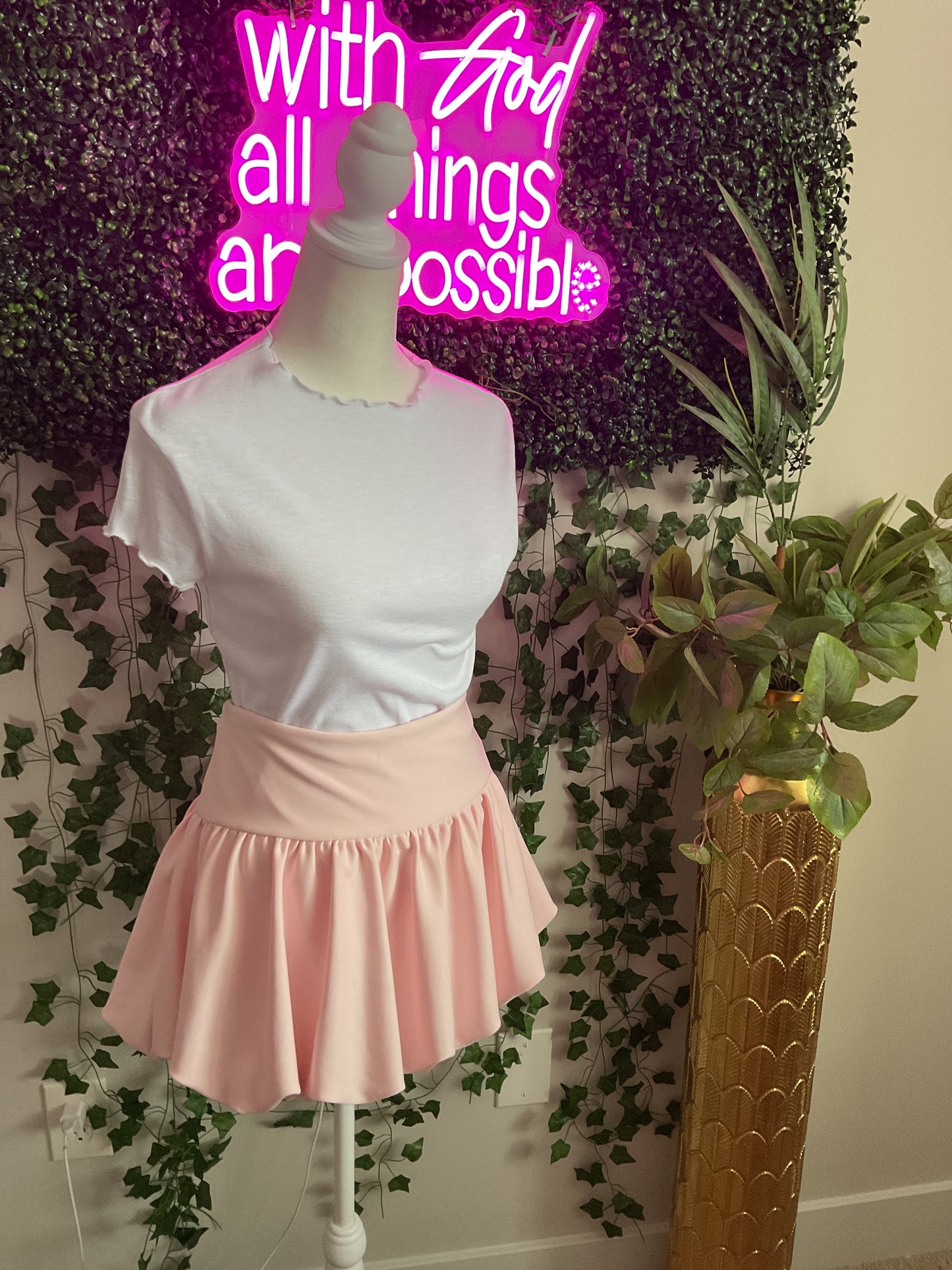 Golly Dolly Skort Pink