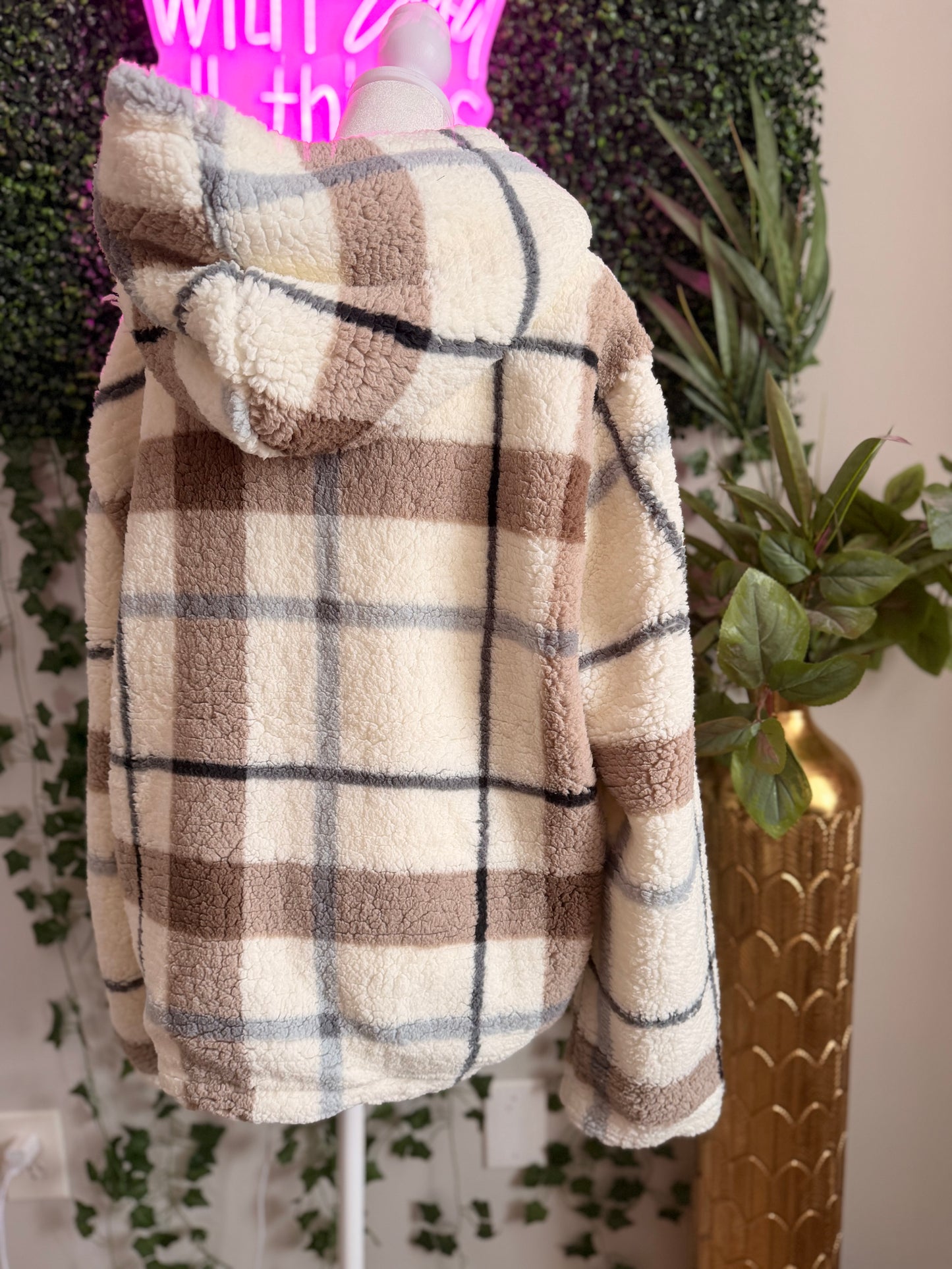 Fireside Plaid Sherpa
