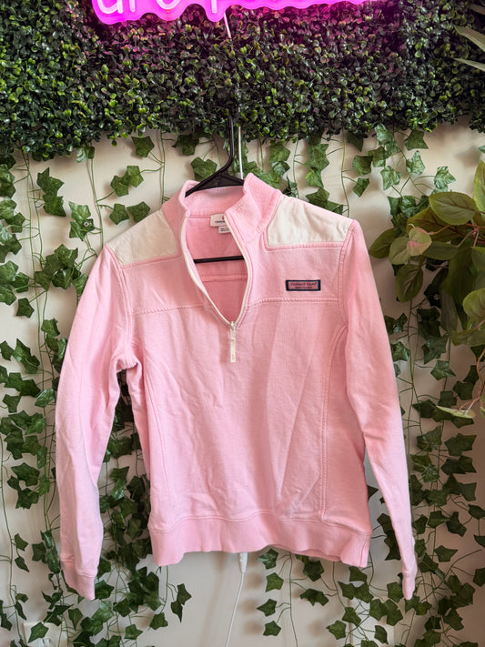 Vineyard Vine Pink Zip GW