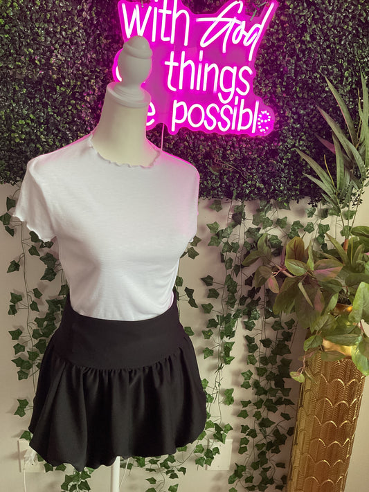 Golly Dolly Skort Black