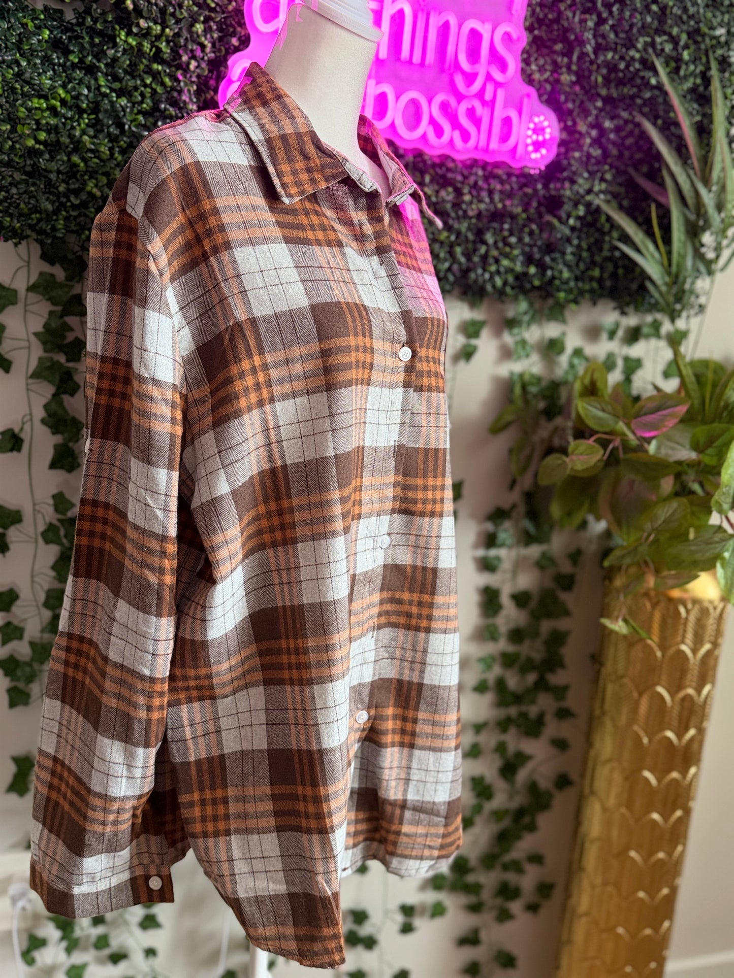Autumn Trails Plaid Shirt