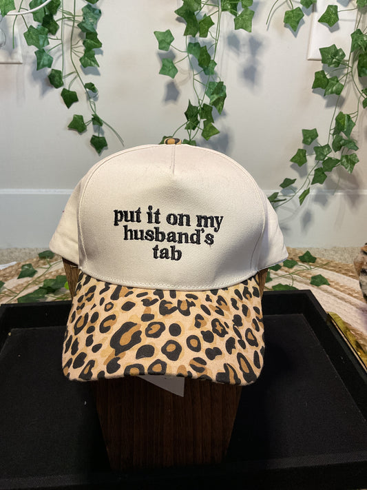 Put it on my Husband's Tab