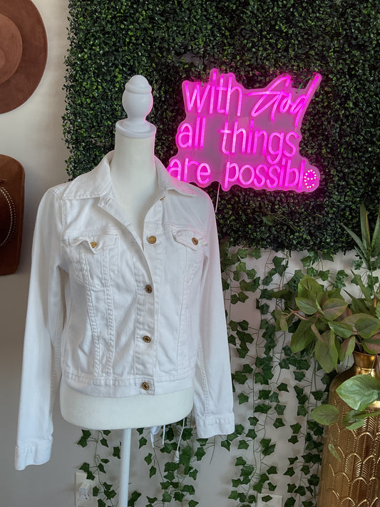 MK White Jean Jacket GW