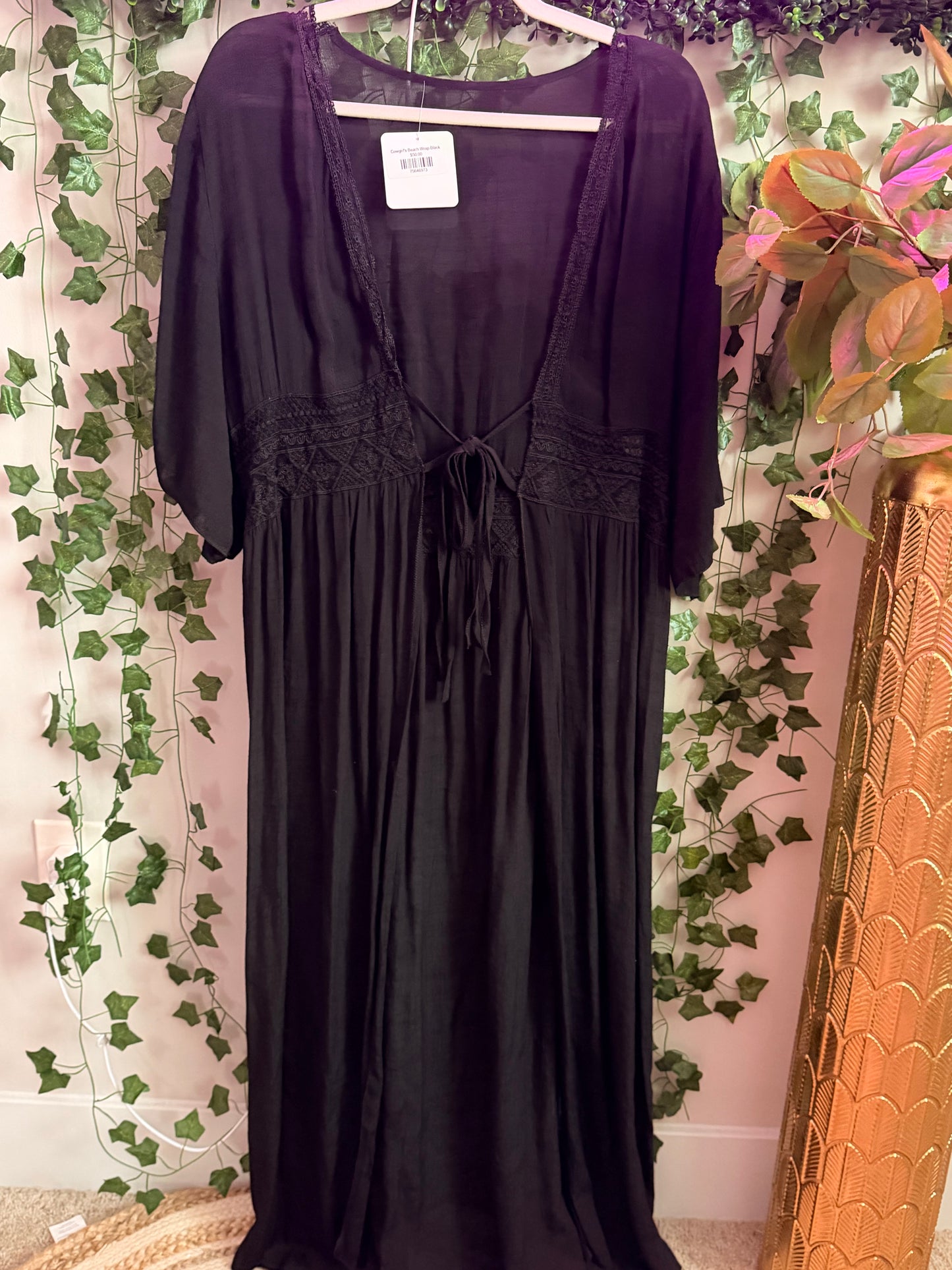 Cowgirl's Beach Wrap Black
