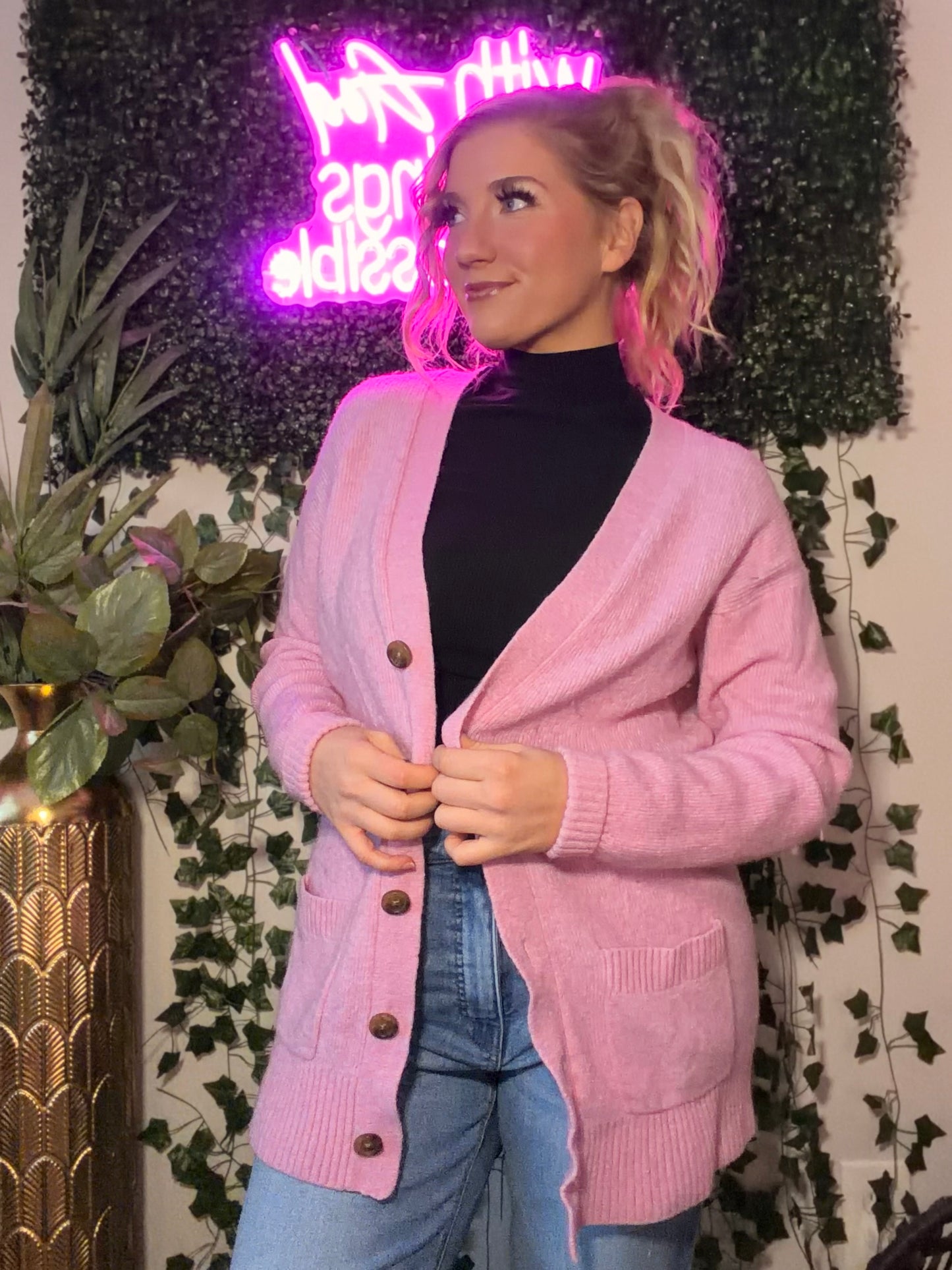Pinky Cardigan GW
