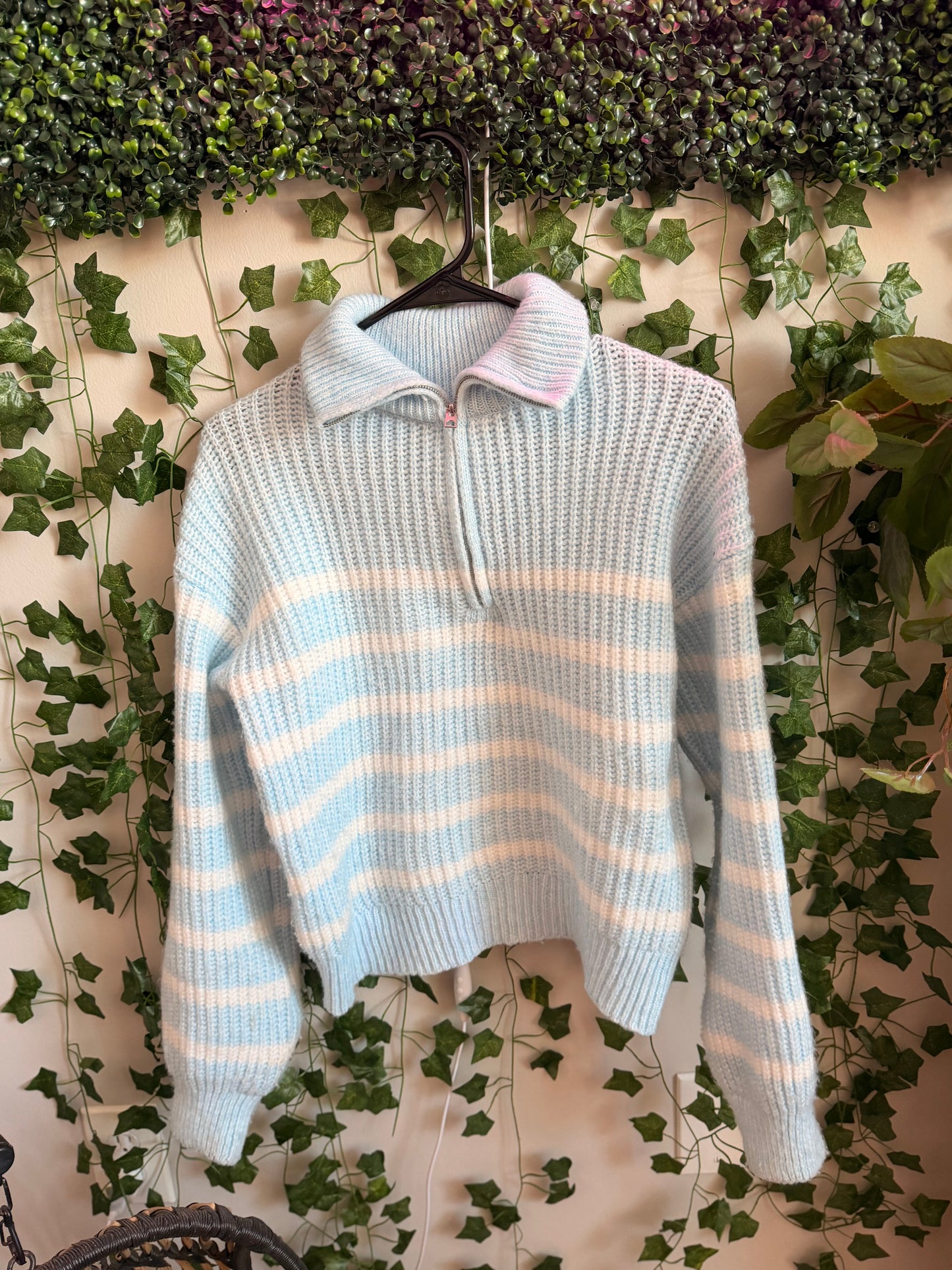 Blue Powder Stripe Sweater GW