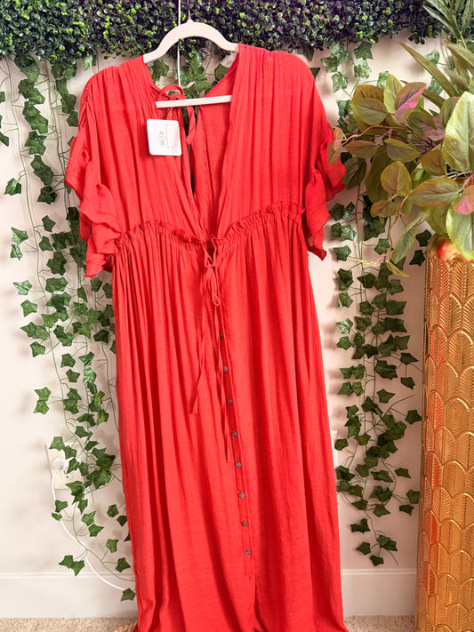 Bonnaroo Babe Dress Red