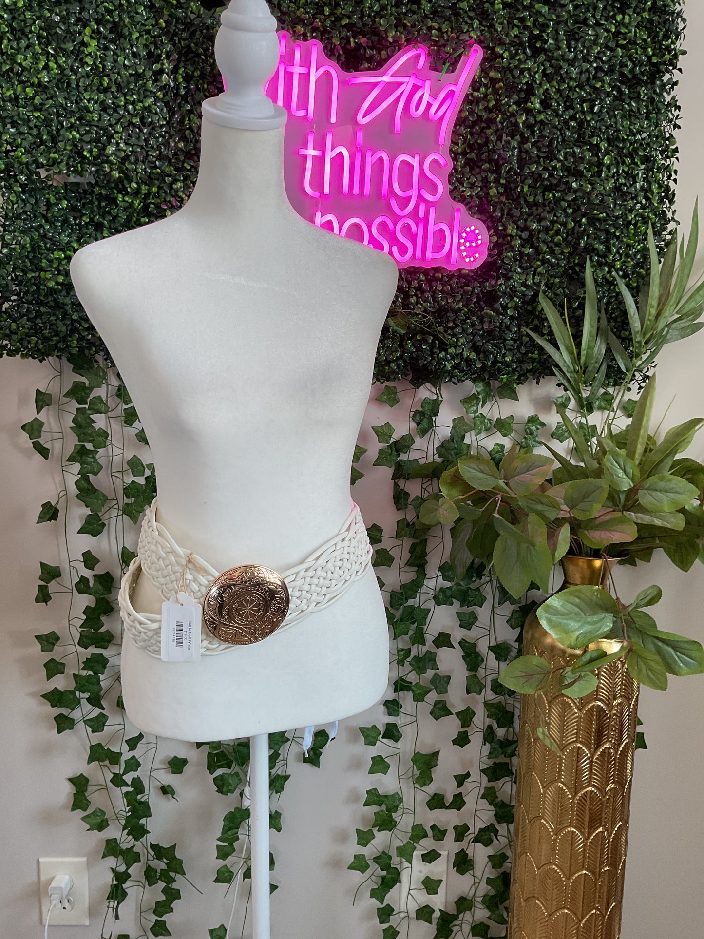 BoHo Belt White