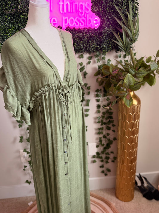 Bonnaroo Babe Dress Green